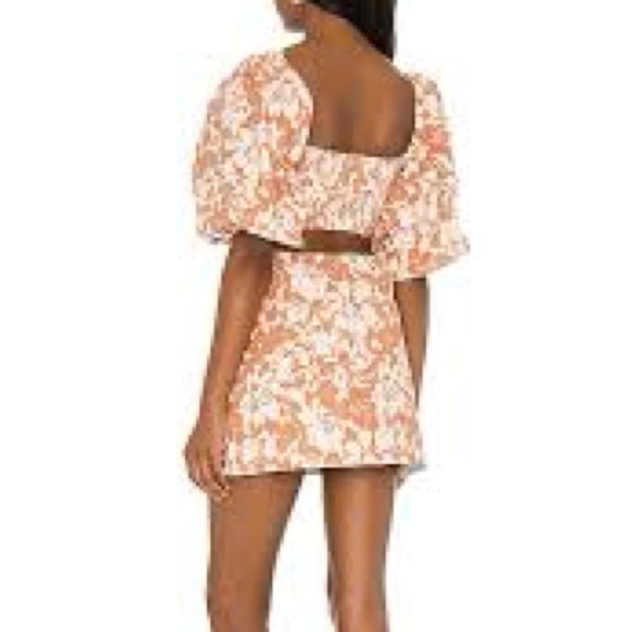 Lovers + Friends Orange and White Floral Mini Dress - Picture 2 of 6